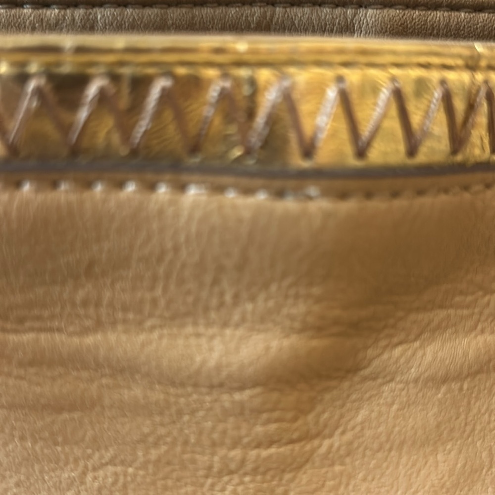 Tan Leather Tote Bag - Picture 3 of 6